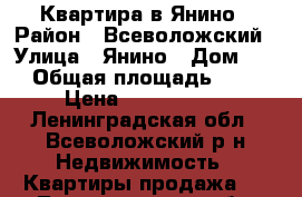 Квартира в Янино › Район ­ Всеволожский › Улица ­ Янино › Дом ­ 1 › Общая площадь ­ 28 › Цена ­ 1 582 020 - Ленинградская обл., Всеволожский р-н Недвижимость » Квартиры продажа   . Ленинградская обл.